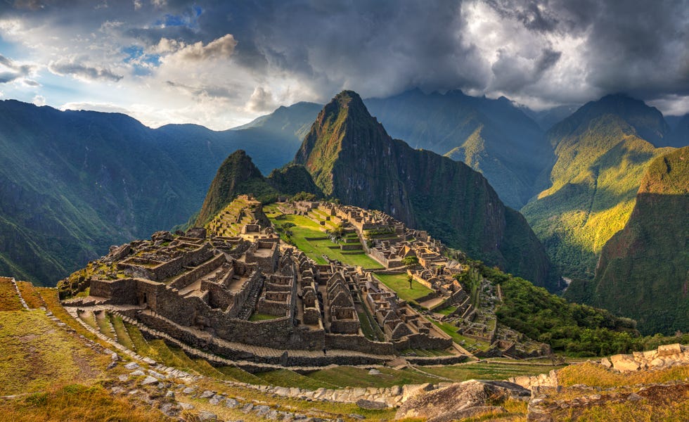 macchu pichu al atardecer peru