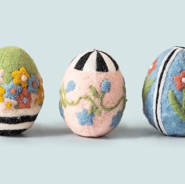 a group of eggs with designs on them