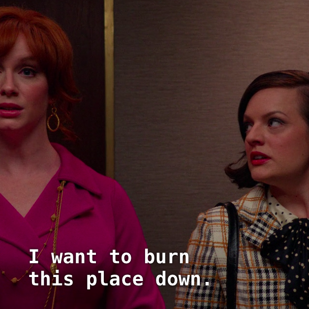 Mad Men Peggy and Joan
