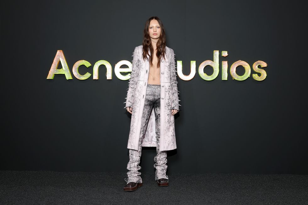 acne studios photocall paris fashion week womenswear fall winter 2023 2024