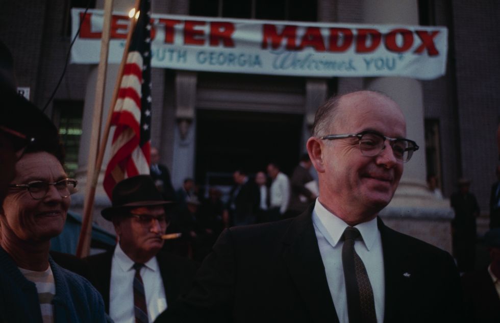 portrait of democrat lester maddox campaigning for governor, october 1966 photo by lynn pelhamthe life picture collection via getty images