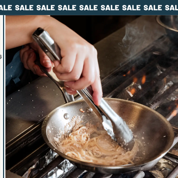 made in labor day sale side by side image of made in cookware pieces for a labor day sales story