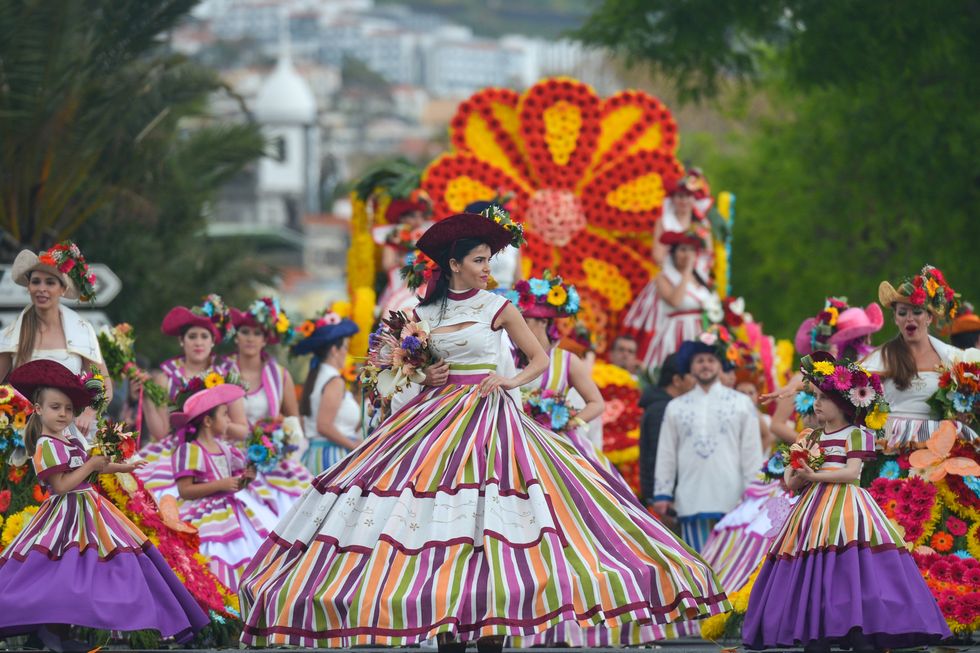 madeira flower festival parade 2018 in funchal