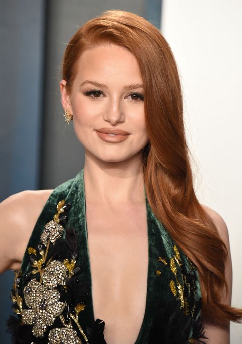 madelaine petsch red hair with highlights