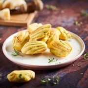 madeleines made with veroni salami