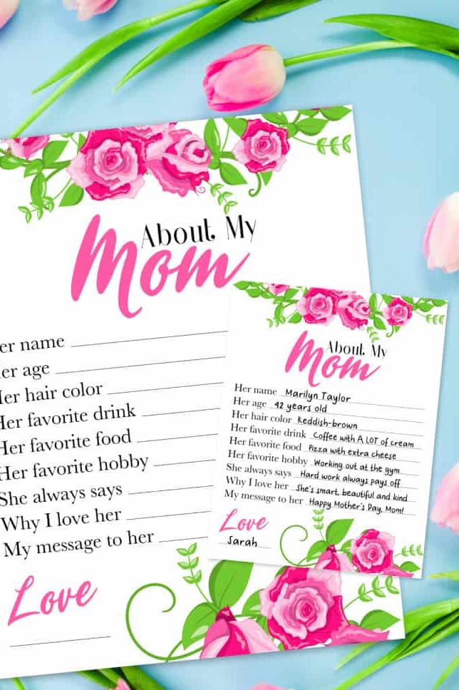 132 Free Printable Mother's Day Cards for your Mom  Happy mom day, Mothers  day cards, Mother day wishes