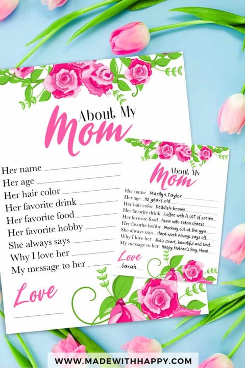 printable mother's day cards