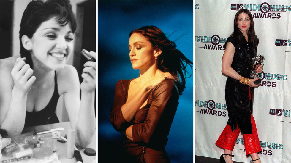 madonna brunette hair tribute mother