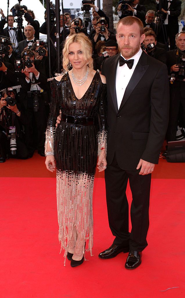 cannes may 21 madonna and guy ritchie attend the i am because we are premiere at the palais des festivals during the 61st international cannes film festival may 21, 2008 in cannes, france photo by anthony harveygetty images