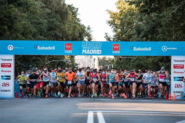 salida de la carrera popular madrid corre por madrid de 2021