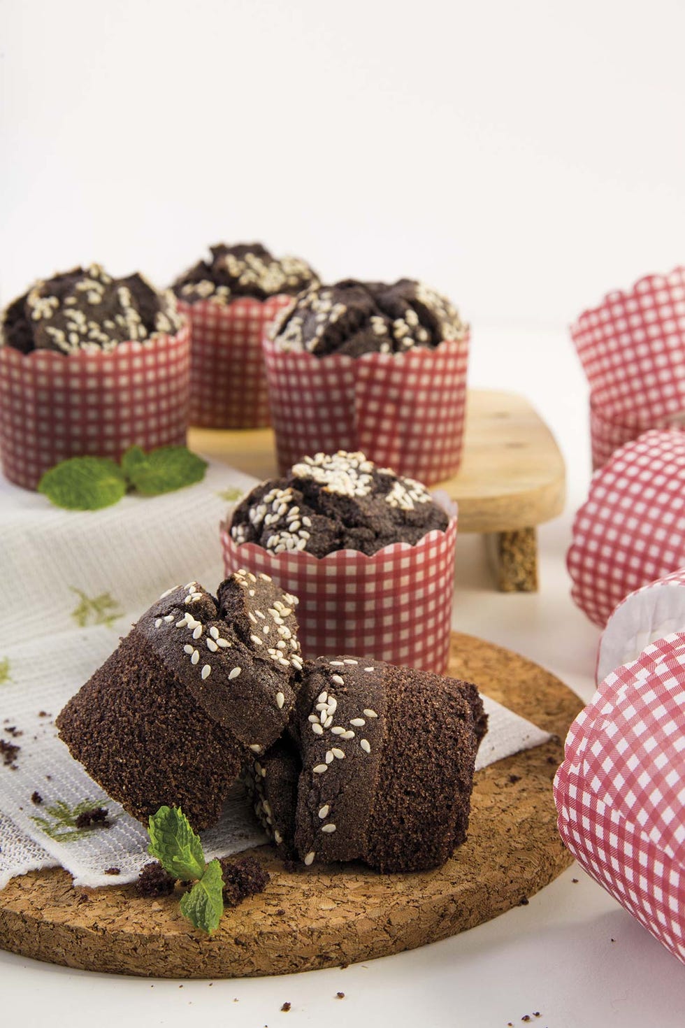Magdalenas de chocolate