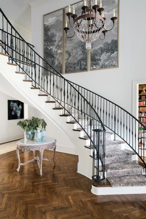 staircase ideas herringbone floral and patterned runner rug