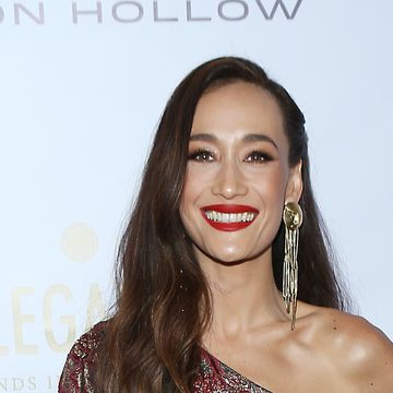 maggie q at a red carpet event