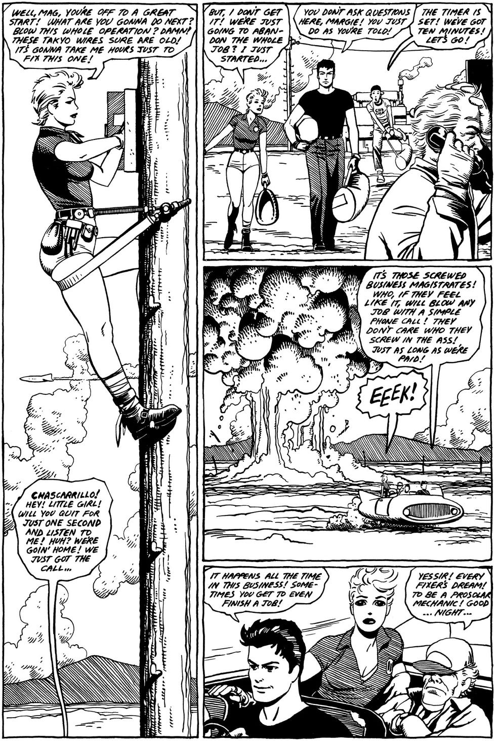 maggie the mechanic, excerpt, jaime hernandez, love and rockets maggie the mechanic, excerpt, jaime hernandez, love and rockets