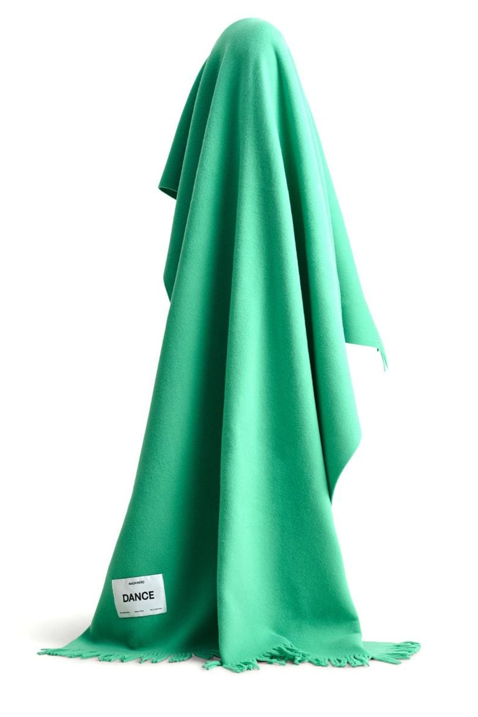 a green long sleeved dress