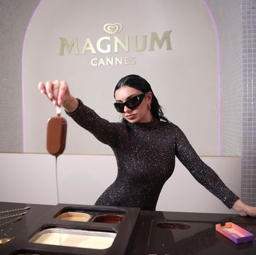 editorial use onlycharli xcx at the dipping bar experience at the magnum