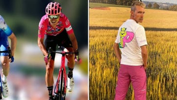 magnus cort nielsen gana una etapa del tour y en una fotografía compartida en sus redes sociales