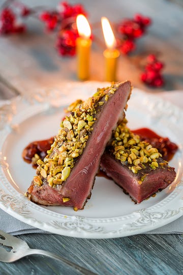 recetas de magret de pato con pistachos