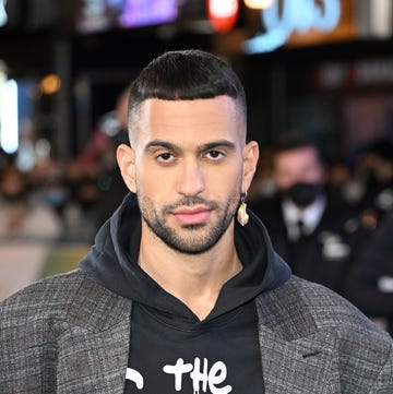 sanremo, italy   january 31 mahmood attends the green carpet ahead of the 72nd sanremo music festival 2022 at teatro ariston on january 31, 2022 in sanremo, italy photo by daniele venturellidaniele venturelli  getty images
