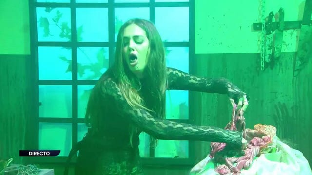 maica gran hermano halloween