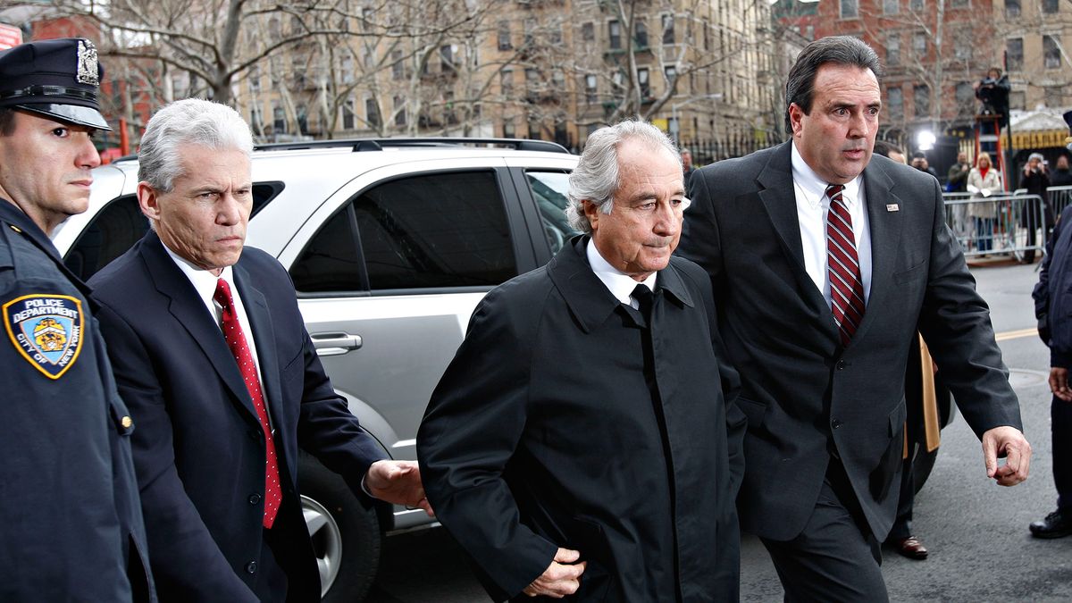 Bernie Madoff arrives at Federal court in New York
