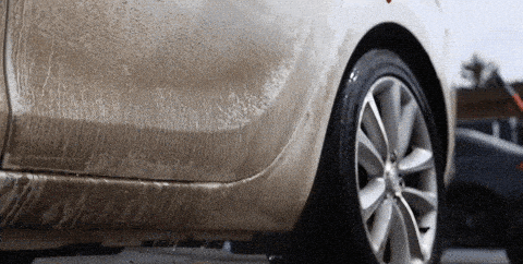 best pressure washers tested removing dirt from white car