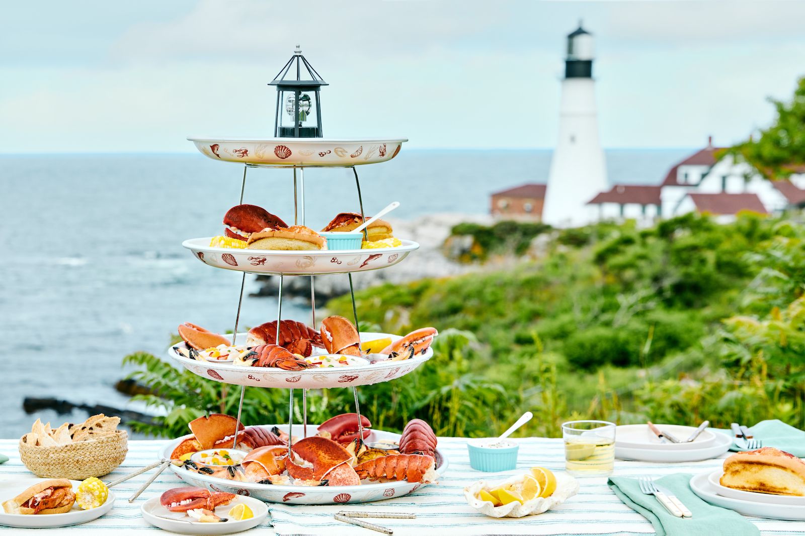 This Maine Seafood Lighthouse Is Stacked With Lobster, Crab, And More