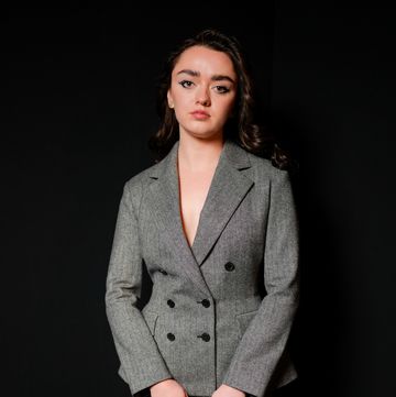 maisie williams at christian dior rtw fall 2024 front row