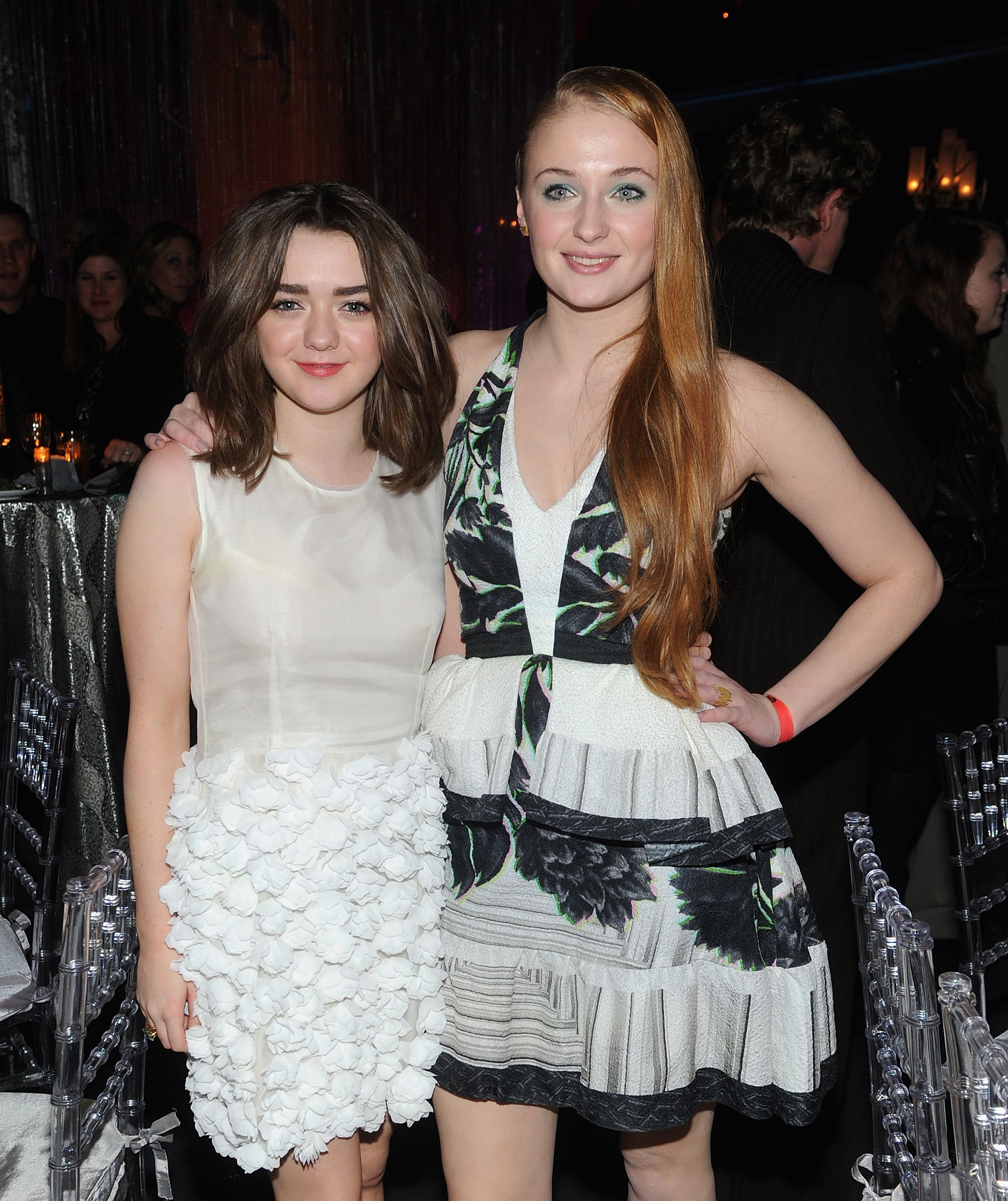 Maisie Williams Said She and Sophie Turner Try to Hang out When in