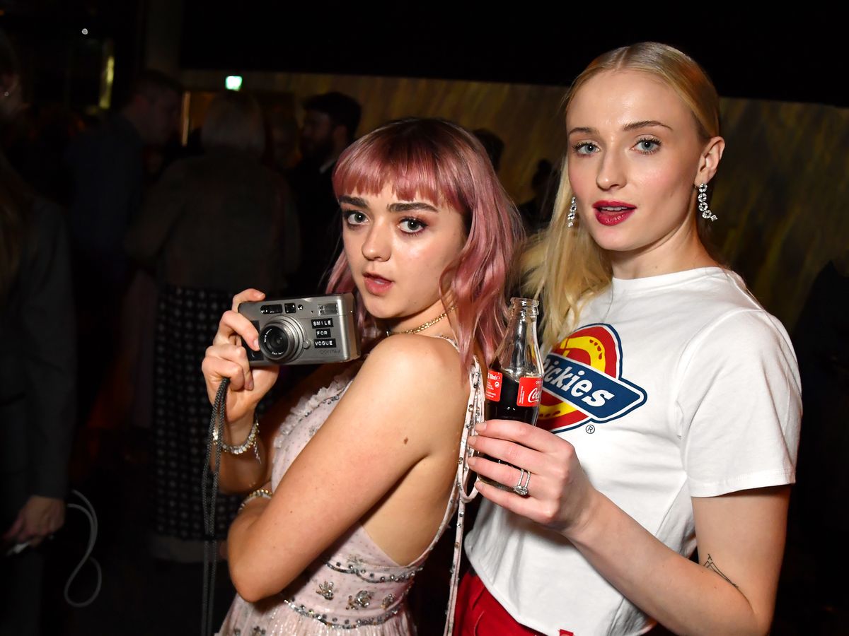 Maisie Williams shares white party pic from Sophie Turner and Joe