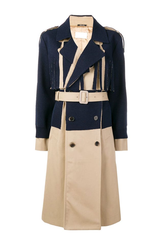 Clothing, Coat, Trench coat, Outerwear, Overcoat, Sleeve, Beige, Jacket, Duster, 