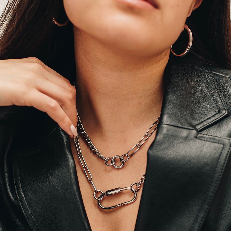 maison miru bubble lock necklace