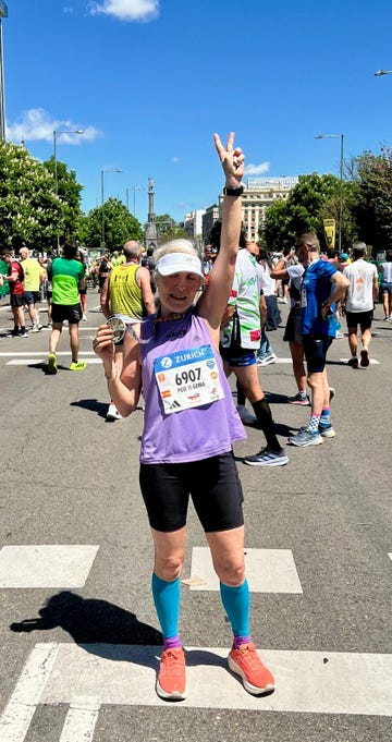 maite huecas primera del maratón de madrid 65 años