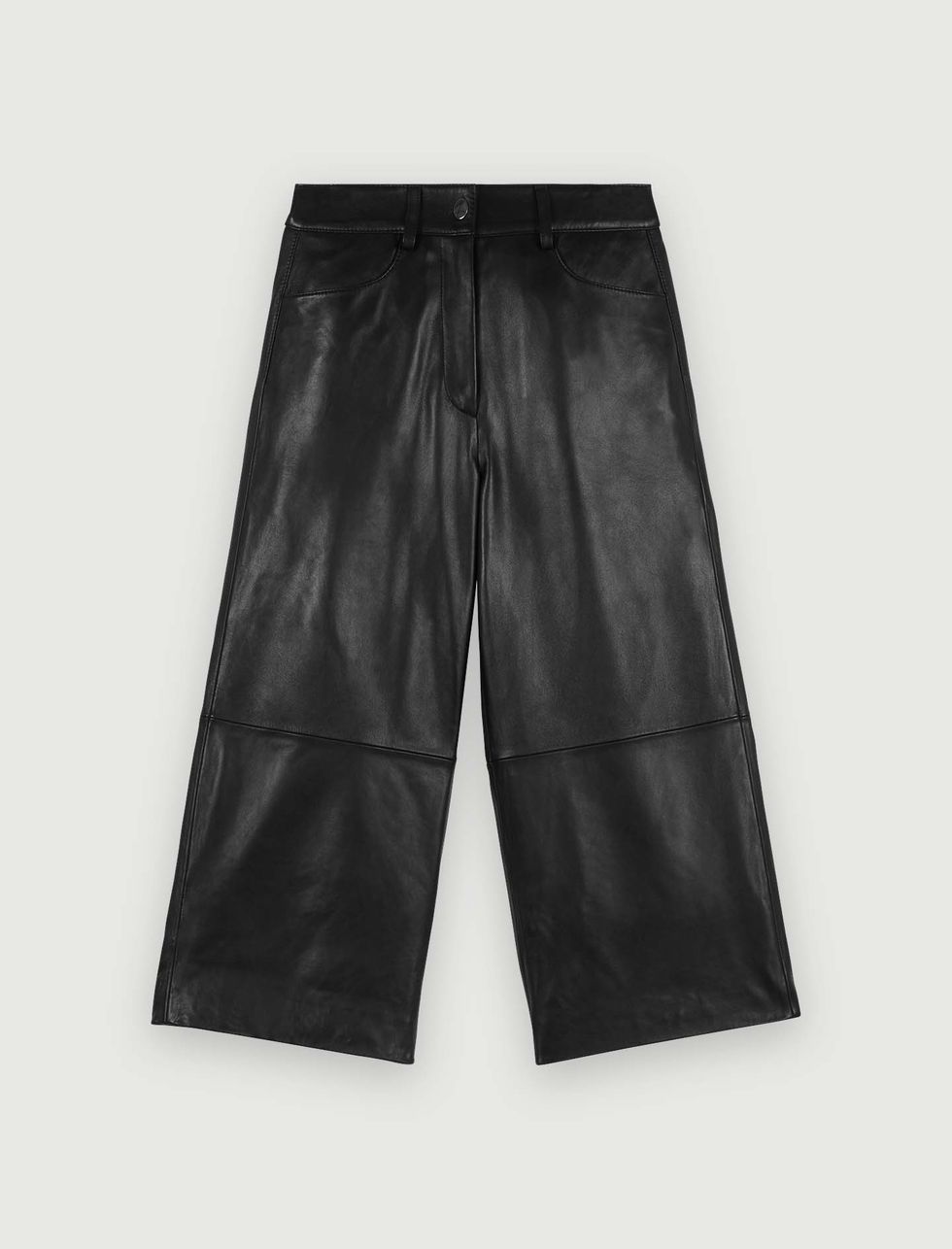 Leather shorts