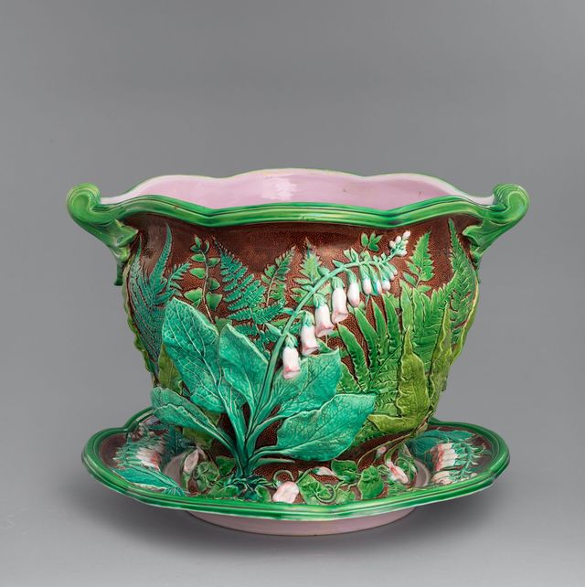 what is majolica examples of majolica pottery