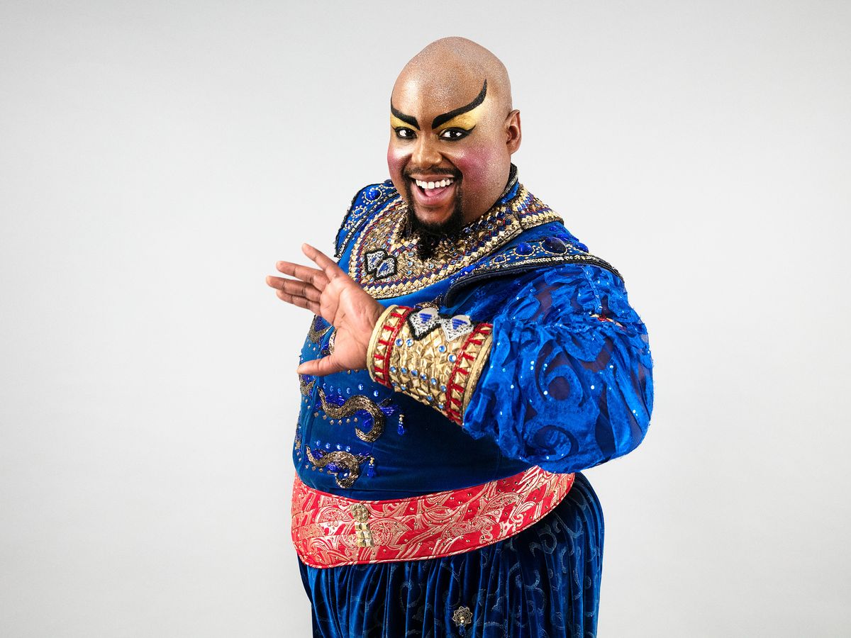 Watch Major Attaway Magically Transform Into the Genie from Disney's ' Aladdin' on Broadway
