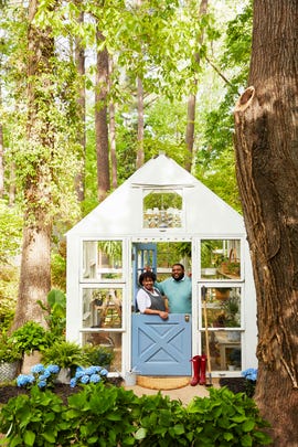 victoria and marcus ford in garden shed