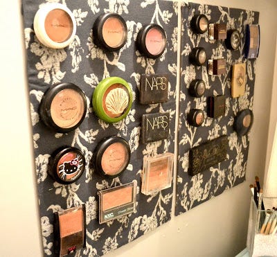 Makeup Storage Ideas - DIY Cosmetics Organization Solutions and Products