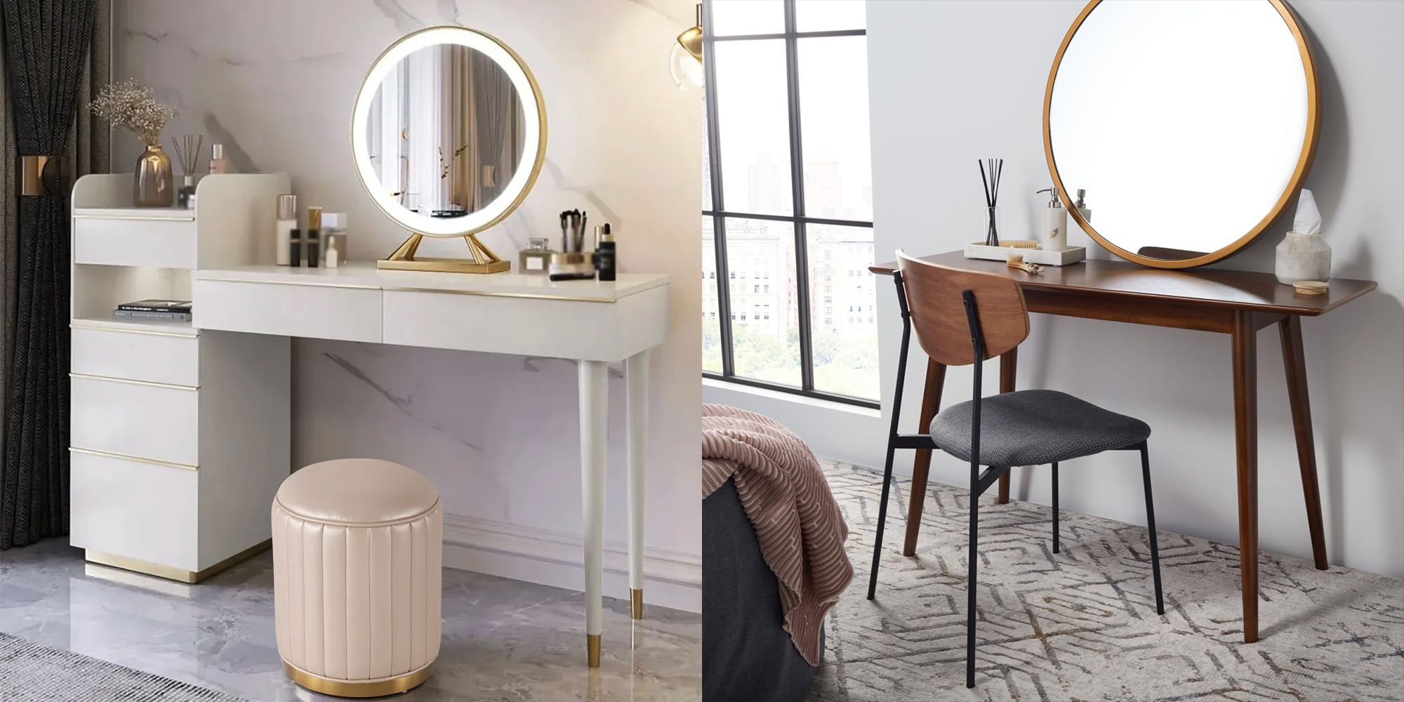 15 Best Makeup Vanities with Storage That’ll Make You Feel Like Royalty