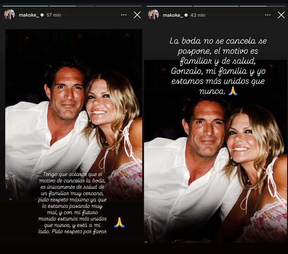 Makoke lanza un comunicado urgente para aclarar el importante motivo por el que cancela su boda con Gonzalo