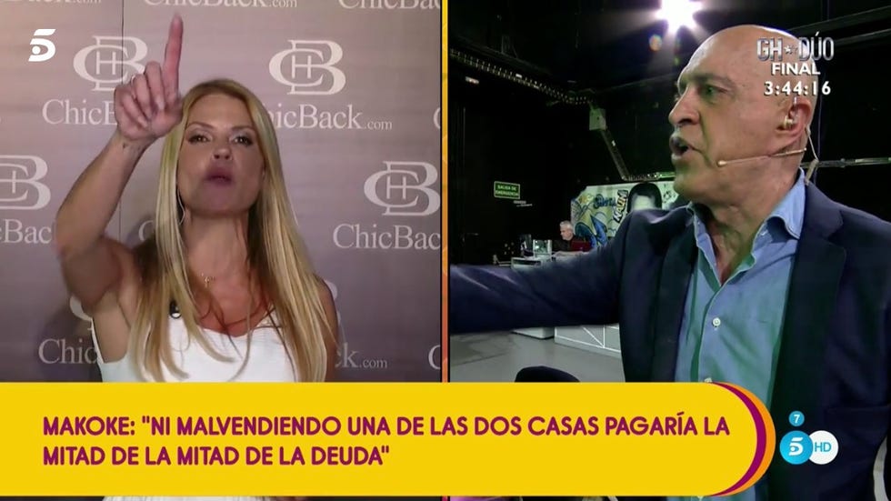 Makoke y Kiko Matamoros se enfrentan en sálvame