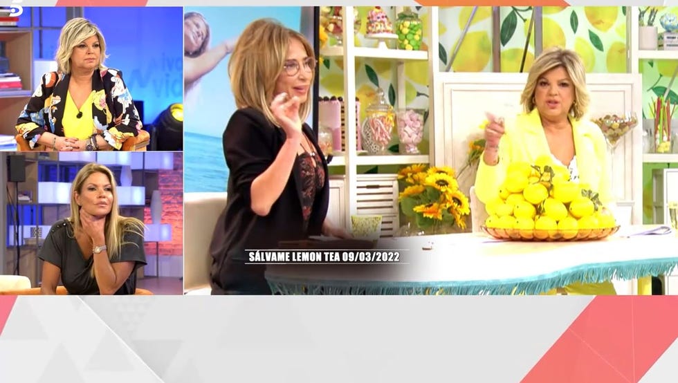 makoke escucha las críticas de terelu en sálvame lemon tea