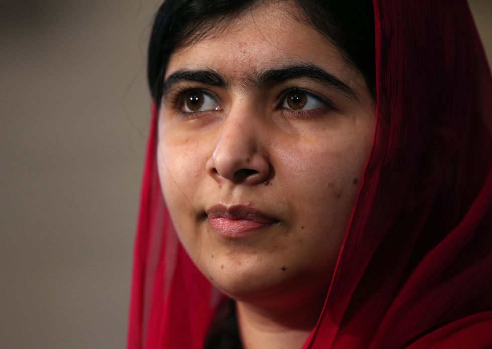 Malala Yousafzai photo via Getty Images
