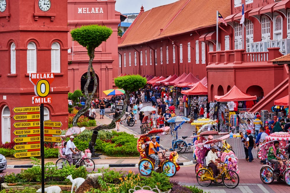 malaysia, malacca, city square