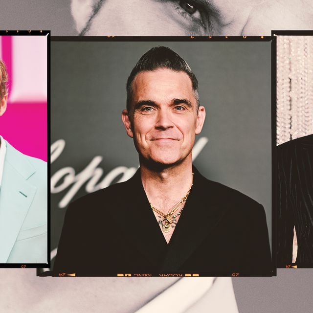 a collage of ryan gosling robbie williams and liam payne