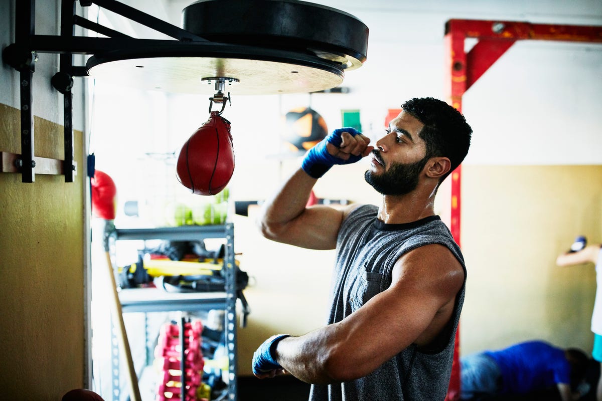 Speed bag punches discount exercise