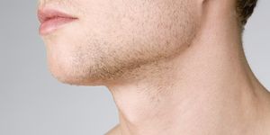 male chin and neck