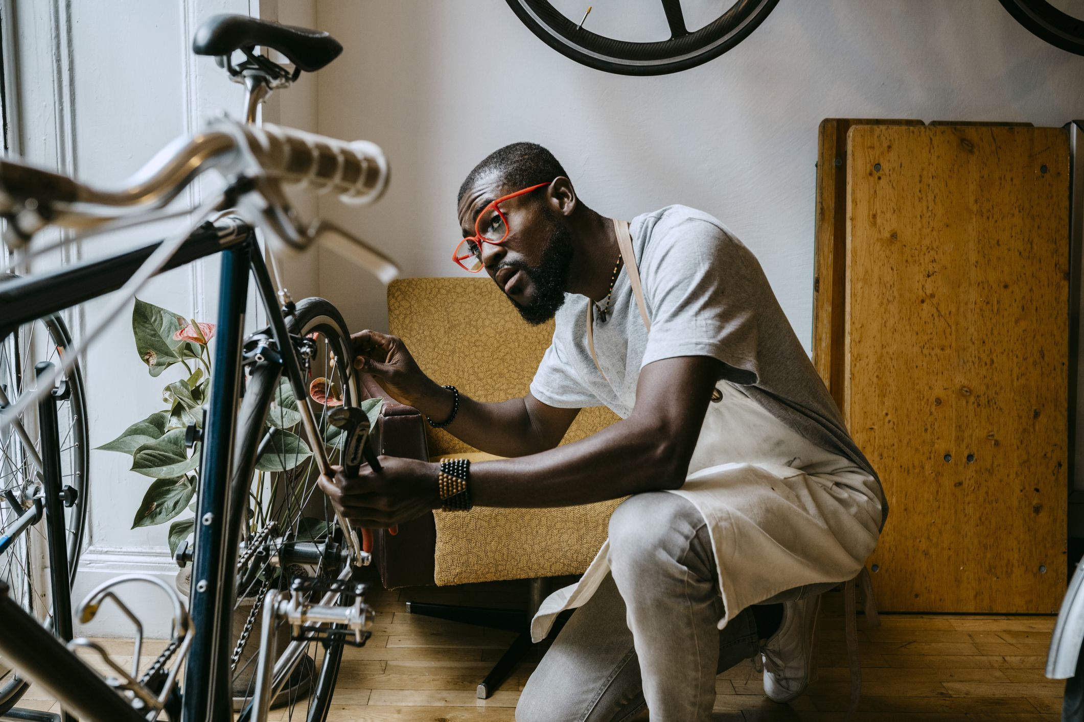 Assembled bikes for store delivery