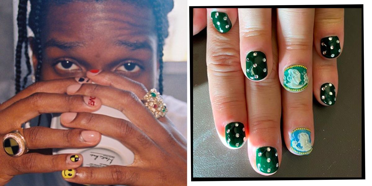 #MaleArt is the newest instagram nail trend