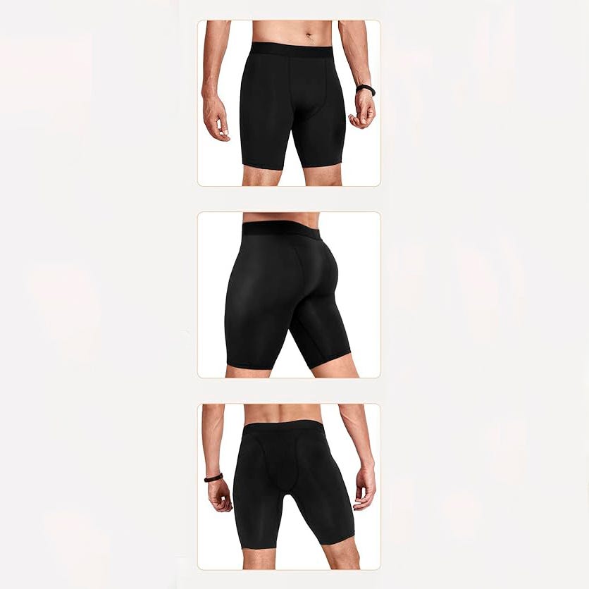 mallas de compresión para correr niksa de amazon en color negro